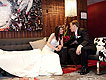 Washington DC Hotel Lobby Couple Sitting